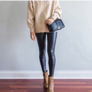 NEW Spanx Faux Leather Leggings